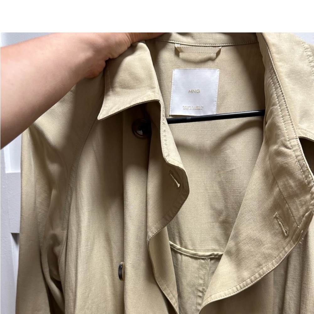 MANGO Women's Double-Button Trench Coat - Picture 6 of 10